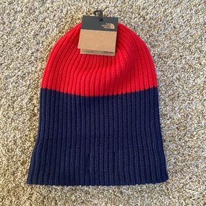 The NorthFace Navy/USARed Beanie RTO